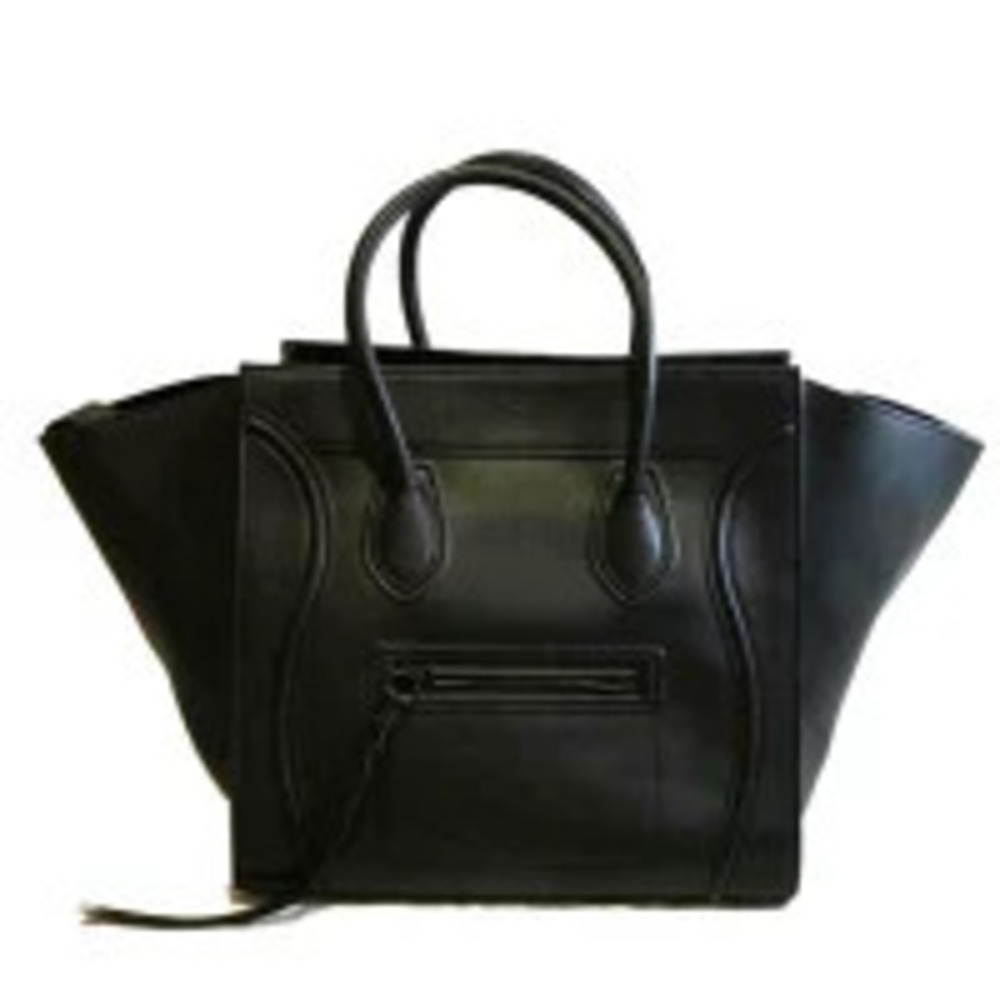 Celine Luggage Shopper Phantom F Black